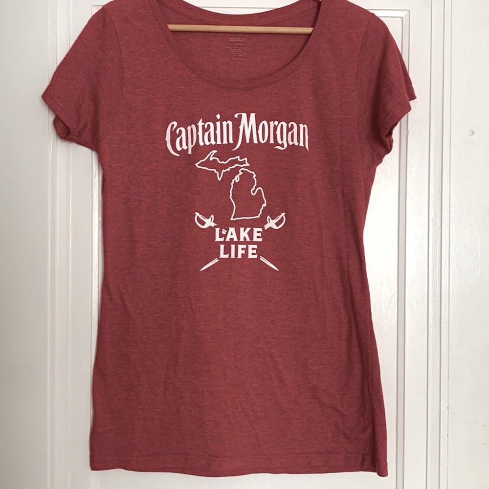 Captain Morgan Lake Life Michigan t-shirt size XL
